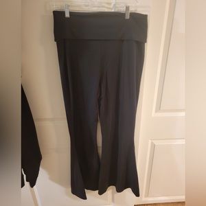 OFFLINE by Aerie High Wasted Fold Over Flare Yogas